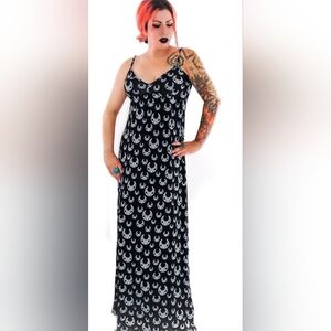 Folter Crescent Moon Maxi Dress, VGUC, Size L